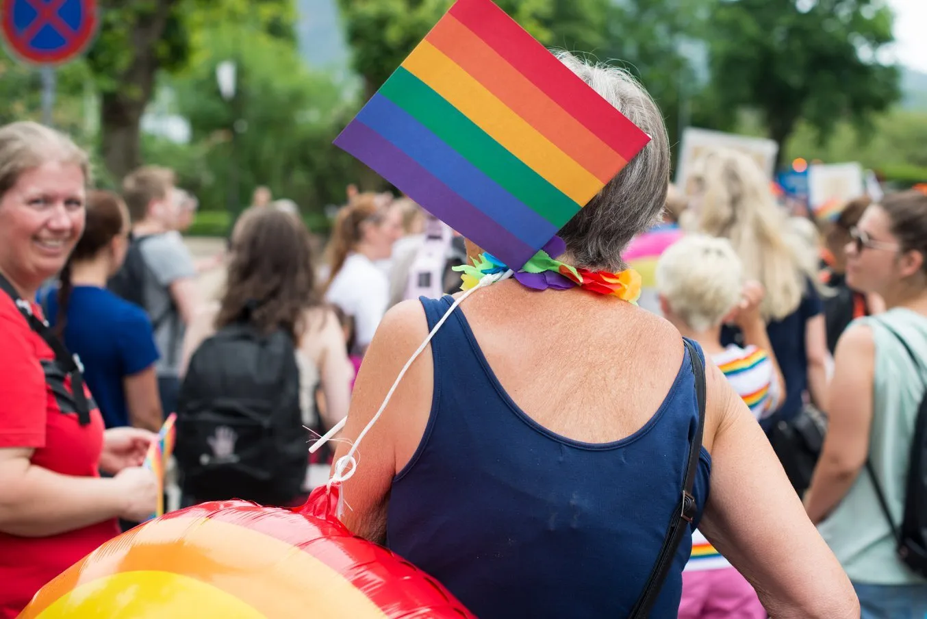 Publikum i Pride House på Kvarteret